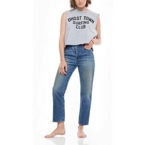 Sandrine Rose Straight Leg Indigo Straight Leg Jeans (size 25 but fits size 24)